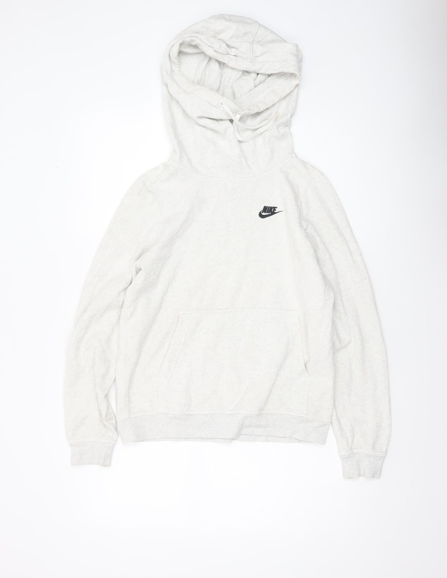 Womens UK Size S Nike Beige Pullover Hoodie