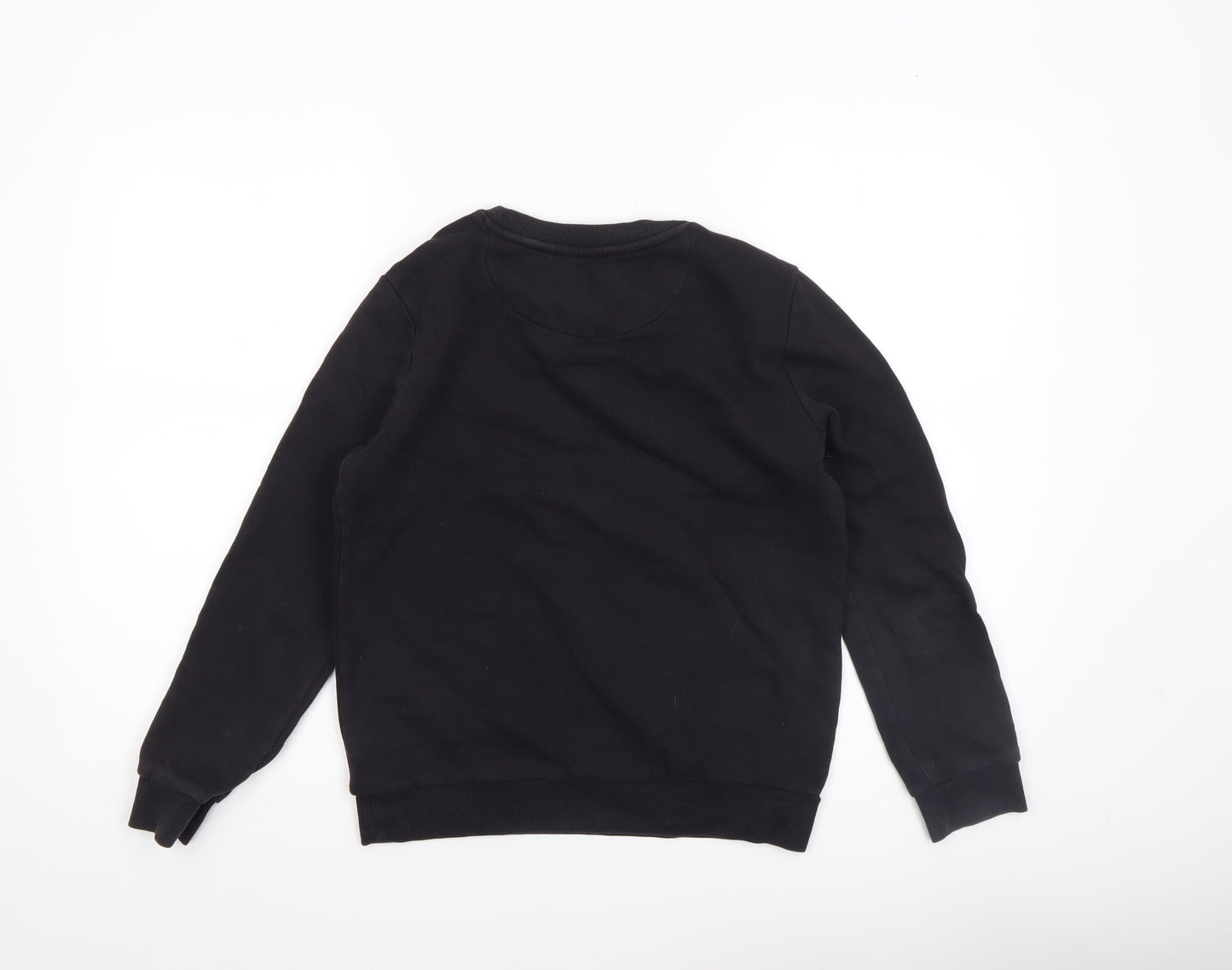 Marks and Spencer Boys Black NASA Logo Pullover Sweatshirt 10-11 Years