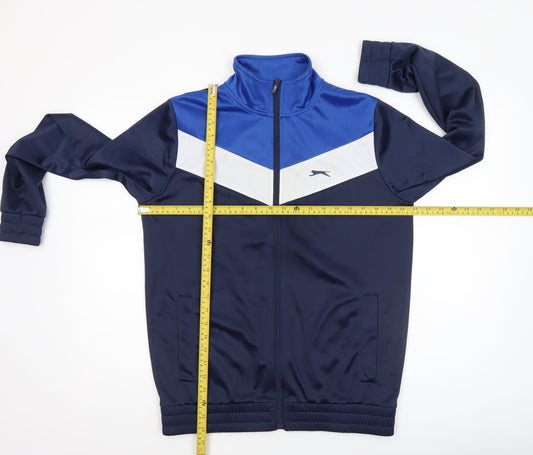 Mens UK Size S Slazenger Blue Basic Jacket