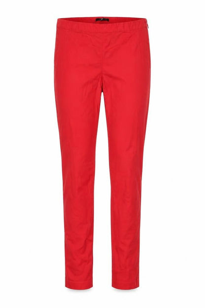Womens UK Size 8 H&M Slim Fit Casual Travel Red Trousers