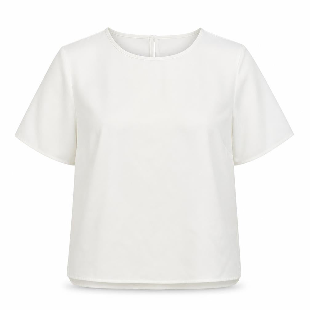 Womens UK Size 12 Lisa & Co. White Basic Blouse