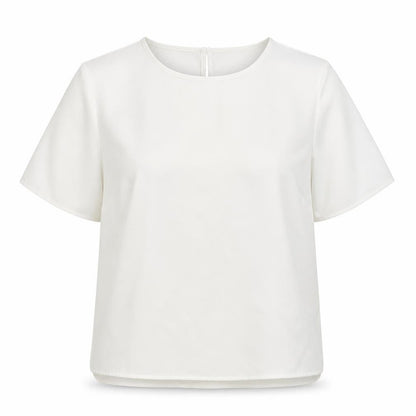 Womens UK Size 12 Lisa & Co. White Basic Blouse
