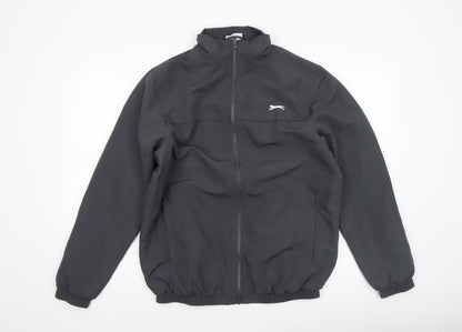 Mens UK Size S Slazenger Black Basic Jacket