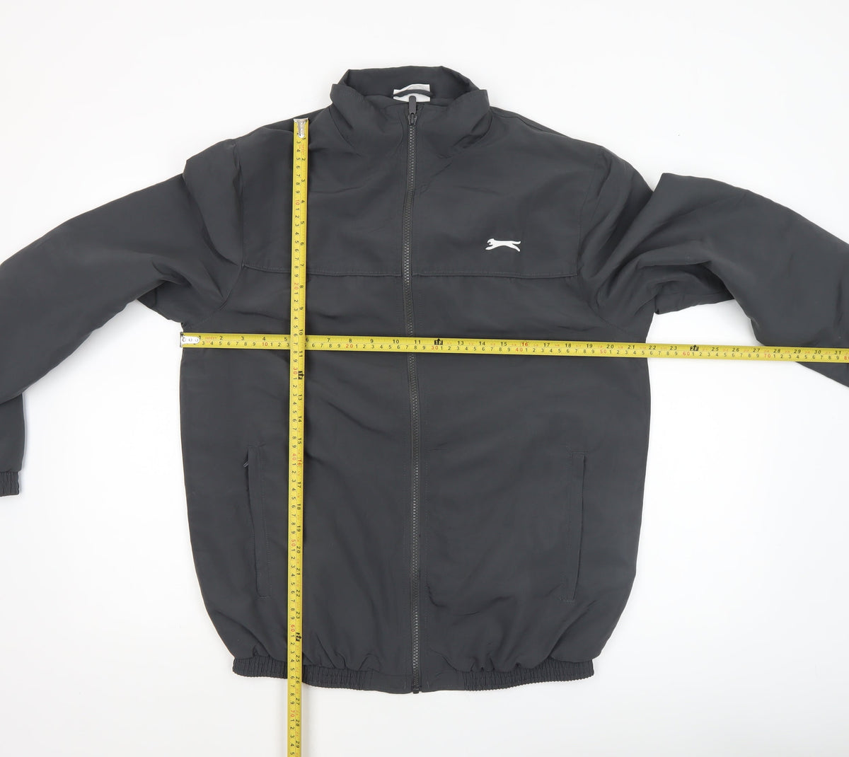 Mens UK Size S Slazenger Black Basic Jacket