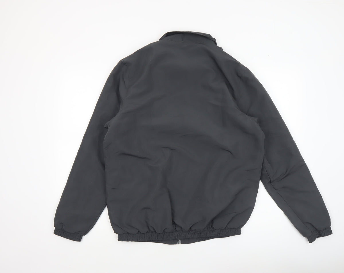 Mens UK Size S Slazenger Black Basic Jacket