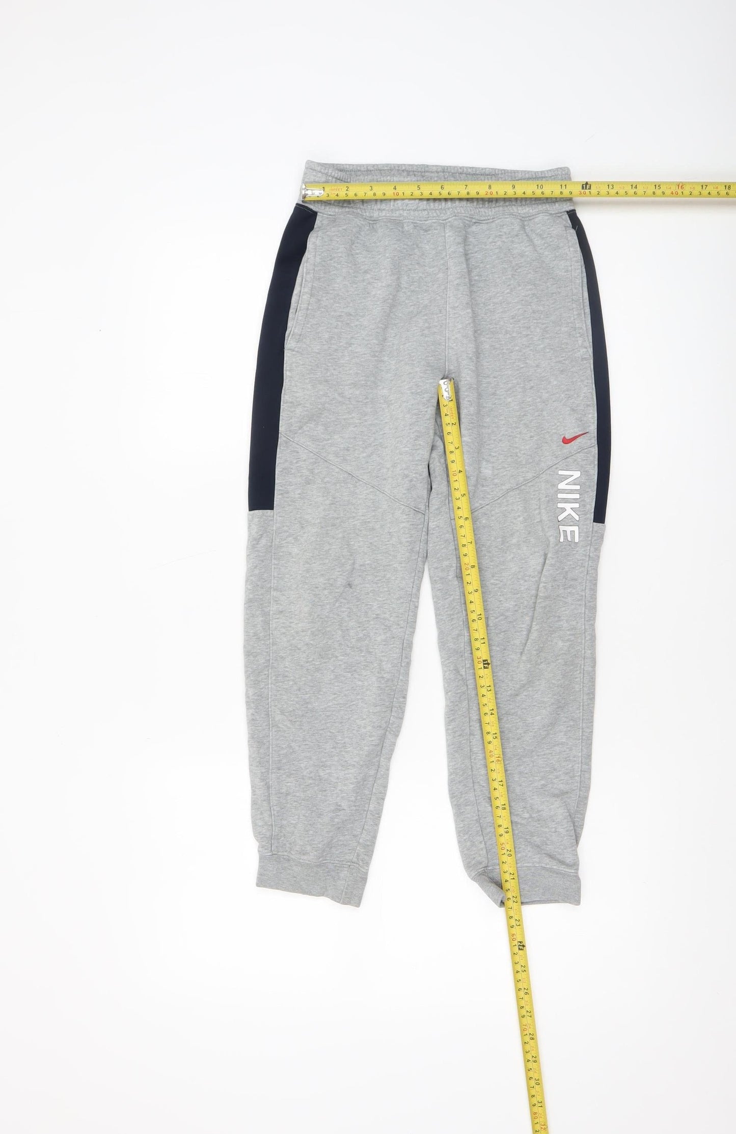 Boys UK Size 10-11 Years Nike Regular Fit Jogger Grey Trousers