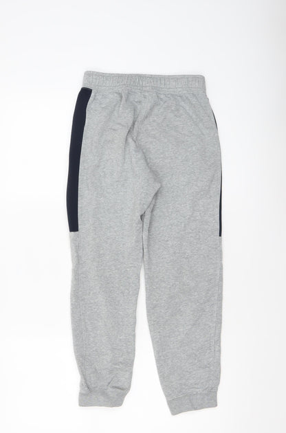 Boys UK Size 10-11 Years Nike Regular Fit Jogger Grey Trousers