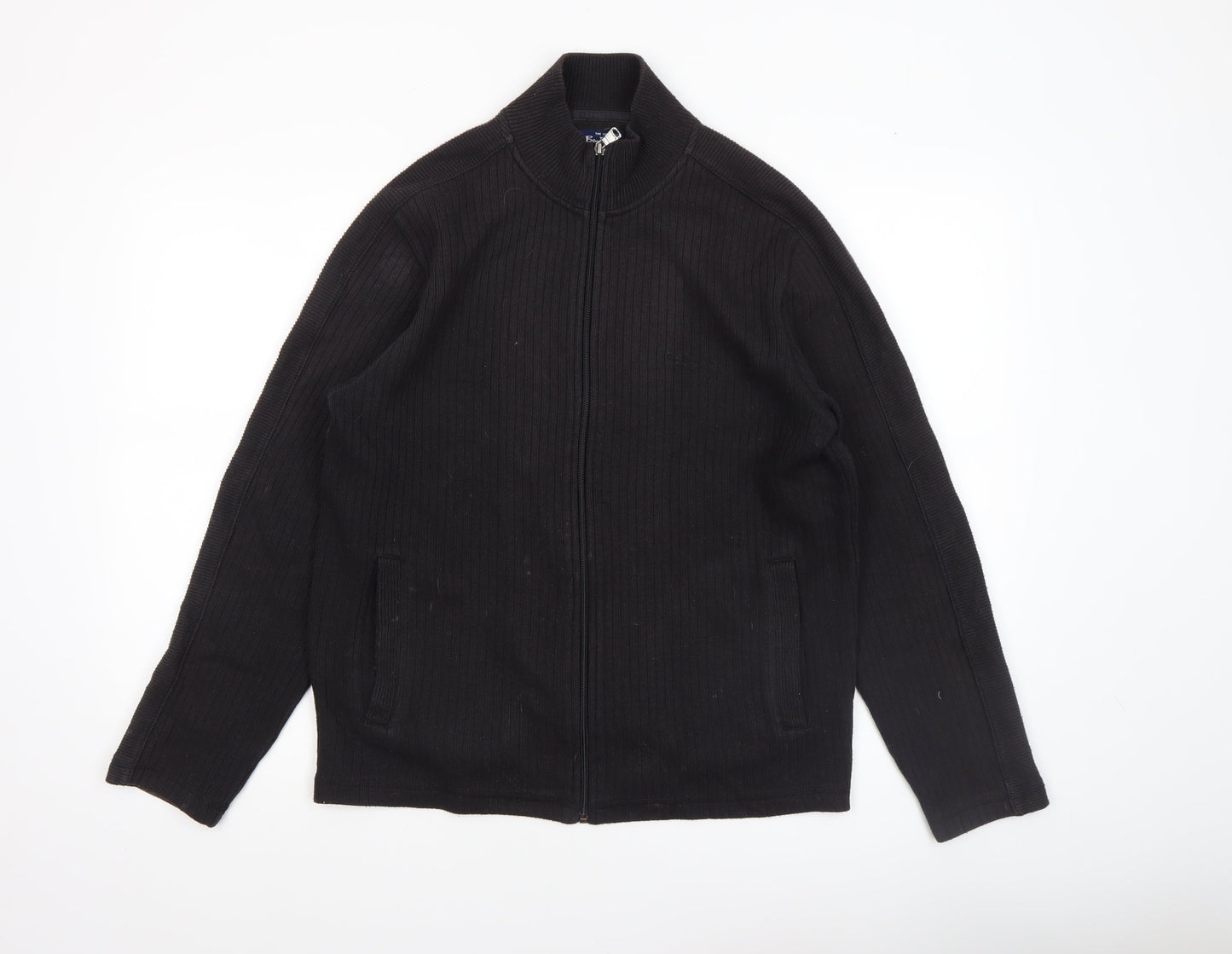 Mens UK Size S Ben Sherman Black Full Zip Jumper