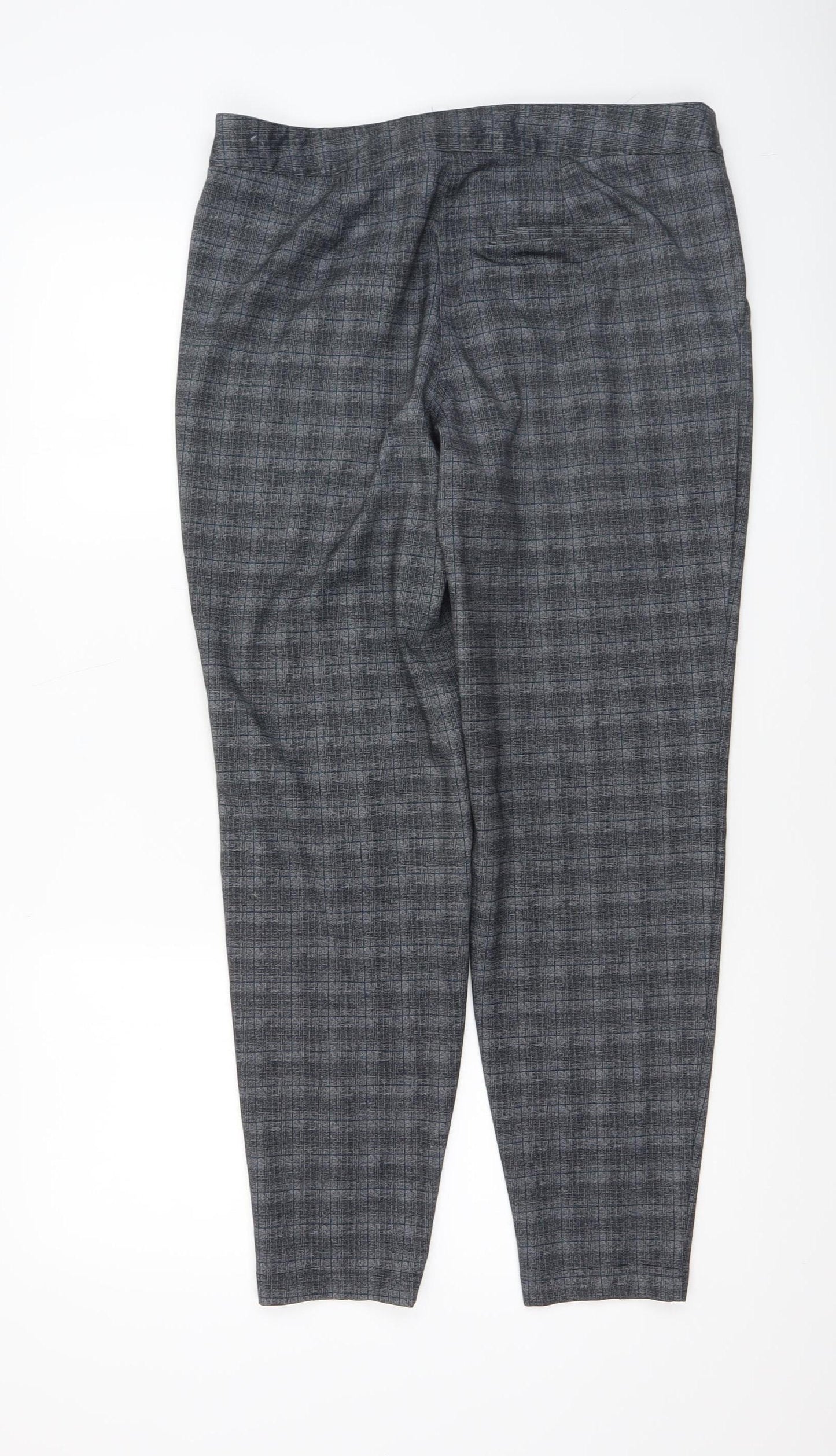Womens UK Size 12 NEXT Slim Fit Business Casual Workwear Grey Trousers