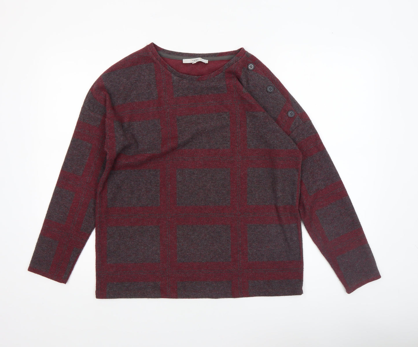 Womens UK Size 10 NEXT Red Basic Blouse