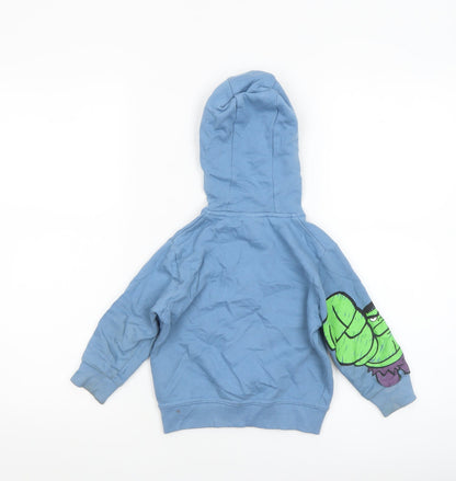 Next Marvel Blue Hoodie Jacket 18–24 Months Unisex Baby Superhero Print