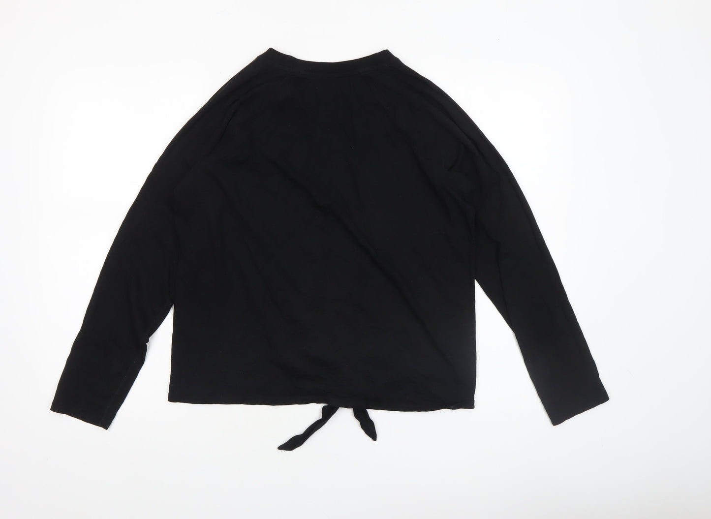 Womens UK Size S DKNY Black Basic T-Shirt