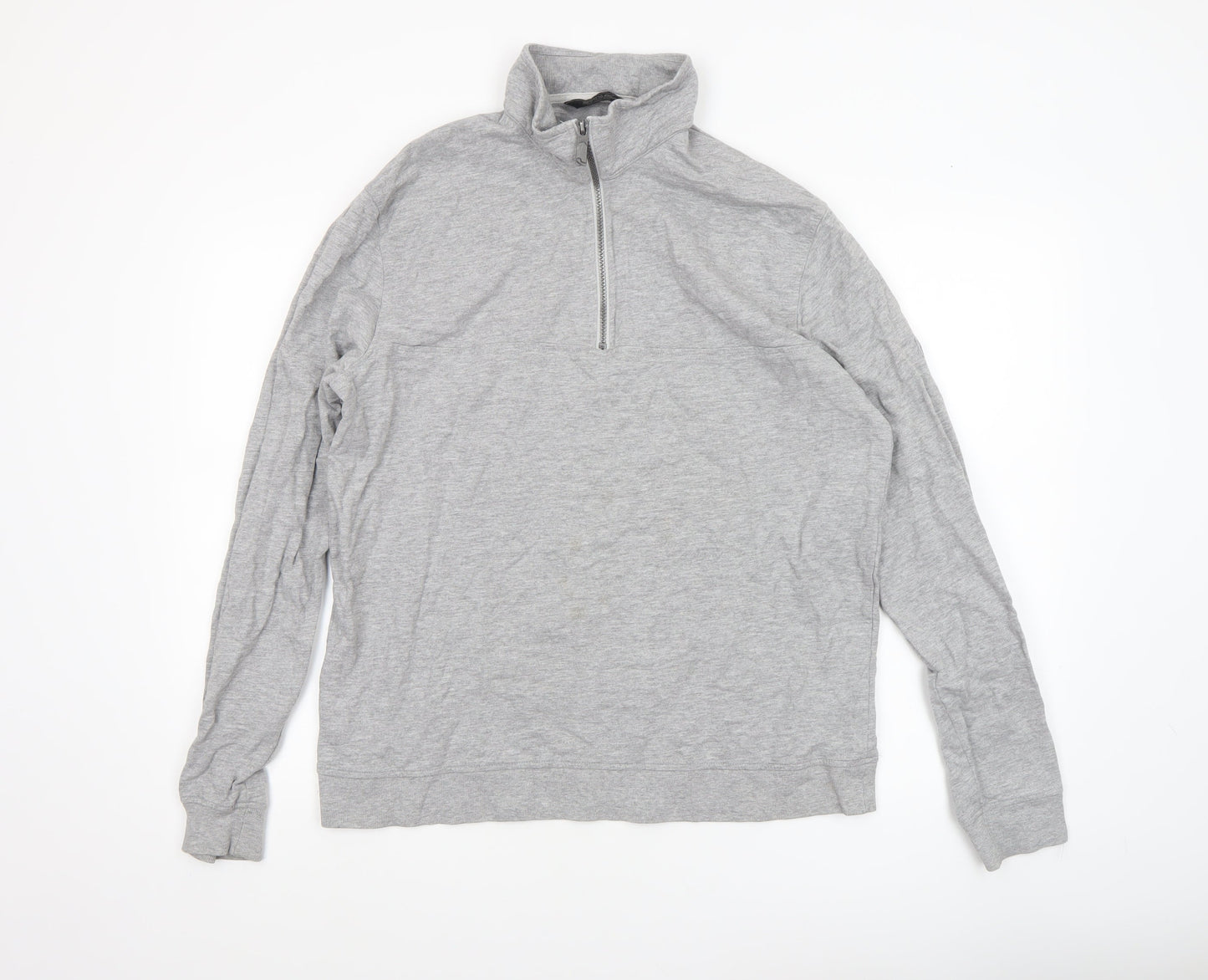 Mens UK Size XL Regatta Grey 1/4 Zip Sweatshirt
