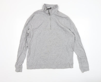 Mens UK Size XL Regatta Grey 1/4 Zip Sweatshirt