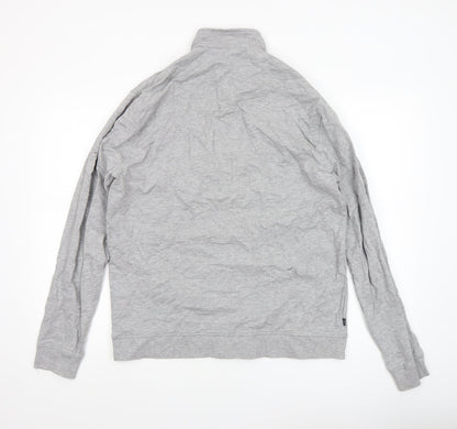 Mens UK Size XL Regatta Grey 1/4 Zip Sweatshirt