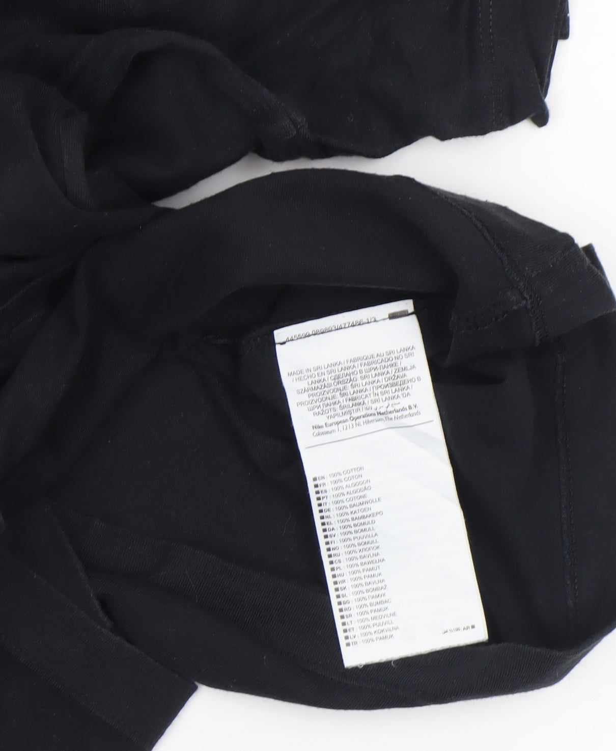 Mens UK Size XS Nike Black  T-Shirt