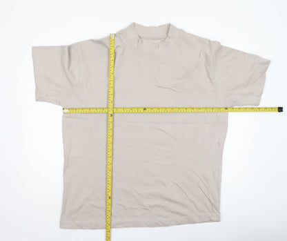 Mens UK Size M boohooMAN Beige  T-Shirt