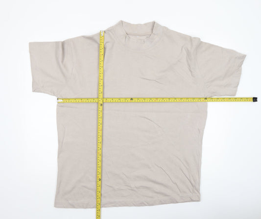 Mens UK Size M boohooMAN Beige  T-Shirt