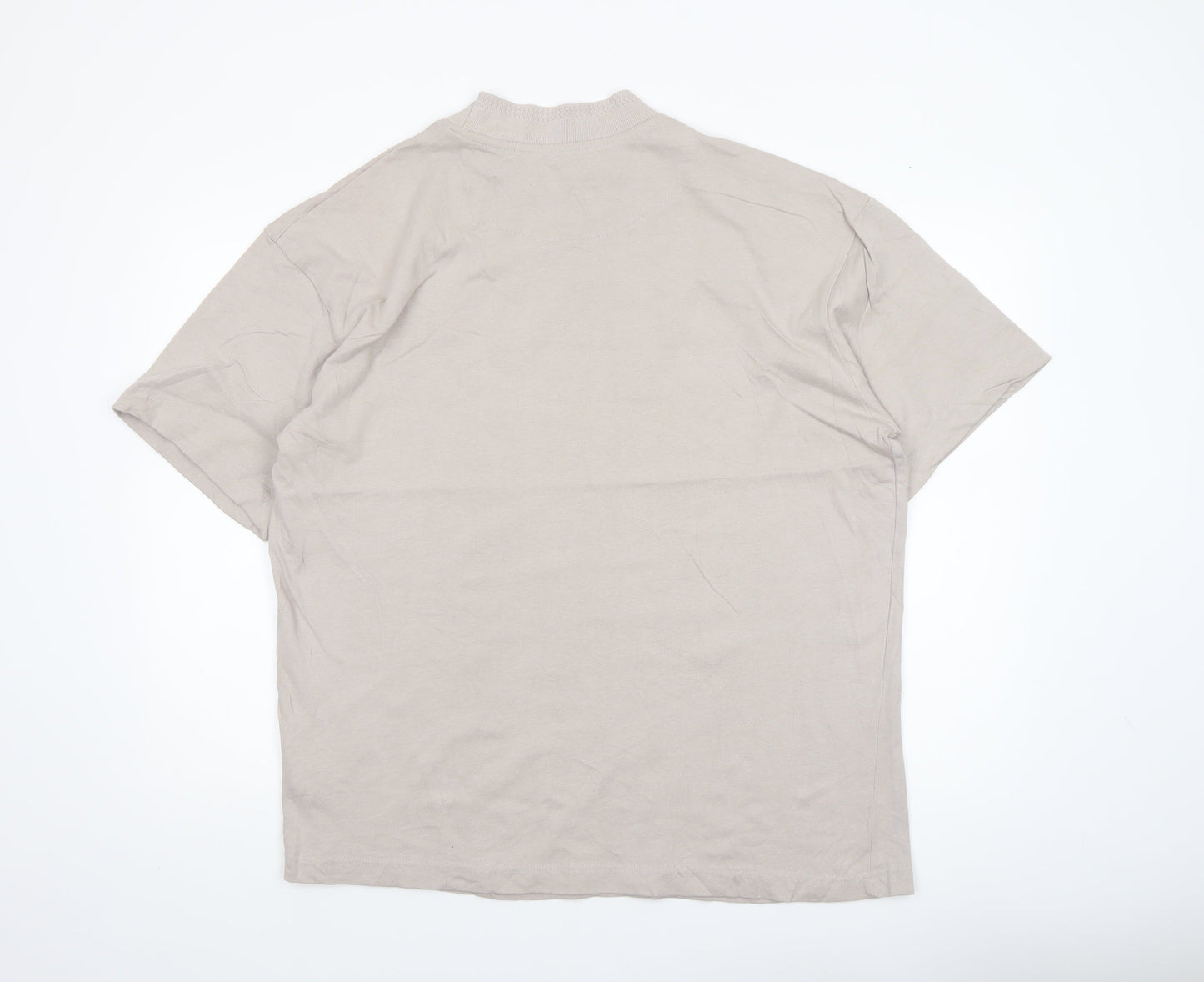 Mens UK Size M boohooMAN Beige  T-Shirt