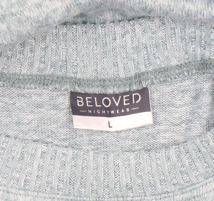 Womens UK Size L Beloved Blue Pullover Jumper