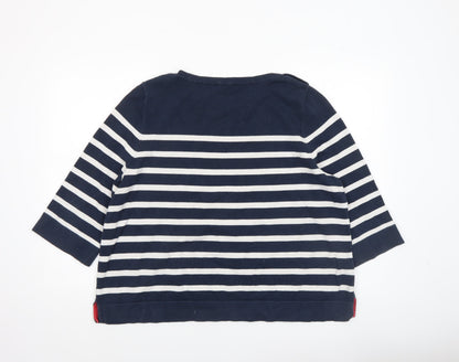 Womens UK Size 20 Laura Ashley Blue Pullover Jumper