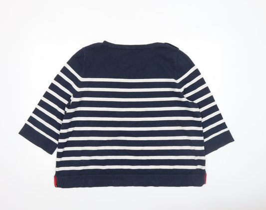 Womens UK Size 20 Laura Ashley Blue Pullover Jumper