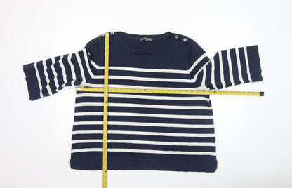 Womens UK Size 20 Laura Ashley Blue Pullover Jumper