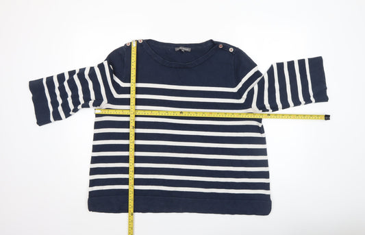 Womens UK Size 20 Laura Ashley Blue Pullover Jumper
