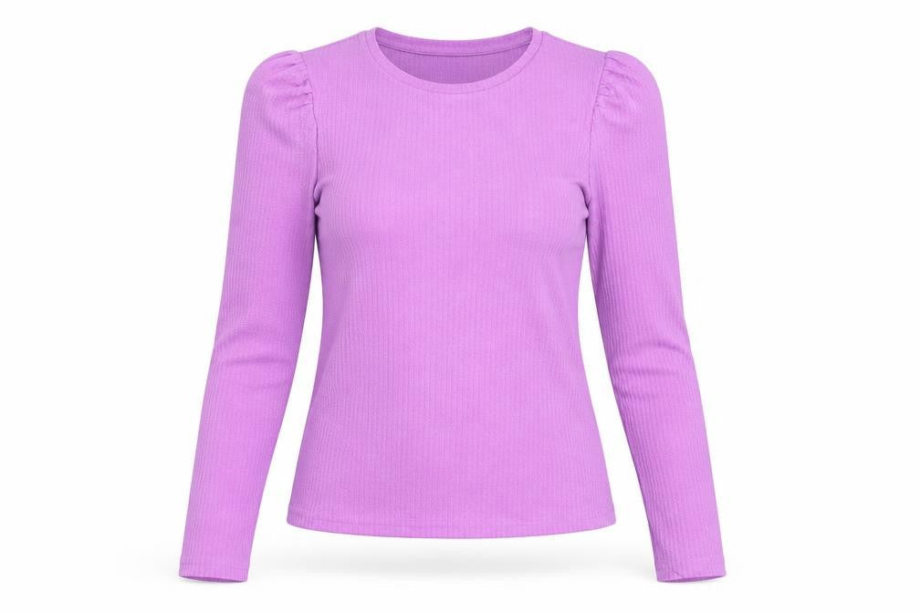 Womens UK Size S VERO MODA Purple Basic T-Shirt