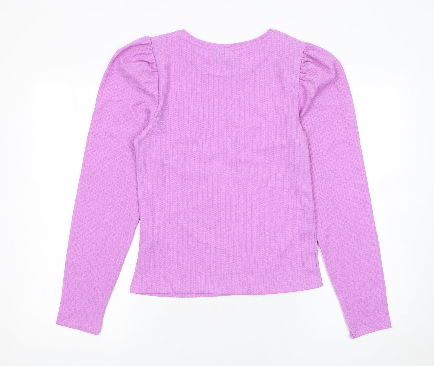 Womens UK Size S VERO MODA Purple Basic T-Shirt