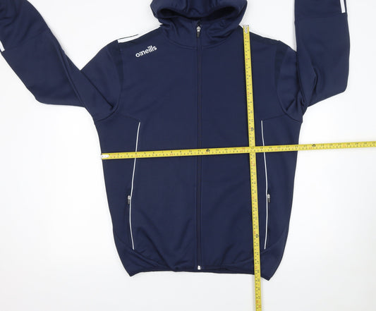 Mens UK Size M O'Neills Blue Full Zip Hoodie