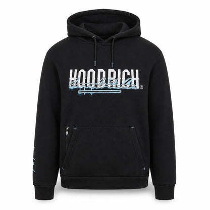 Mens UK Size S Hoodrich Black Pullover Hoodie