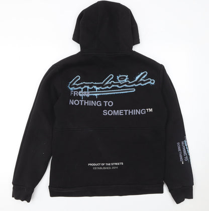 Mens UK Size S Hoodrich Black Pullover Hoodie