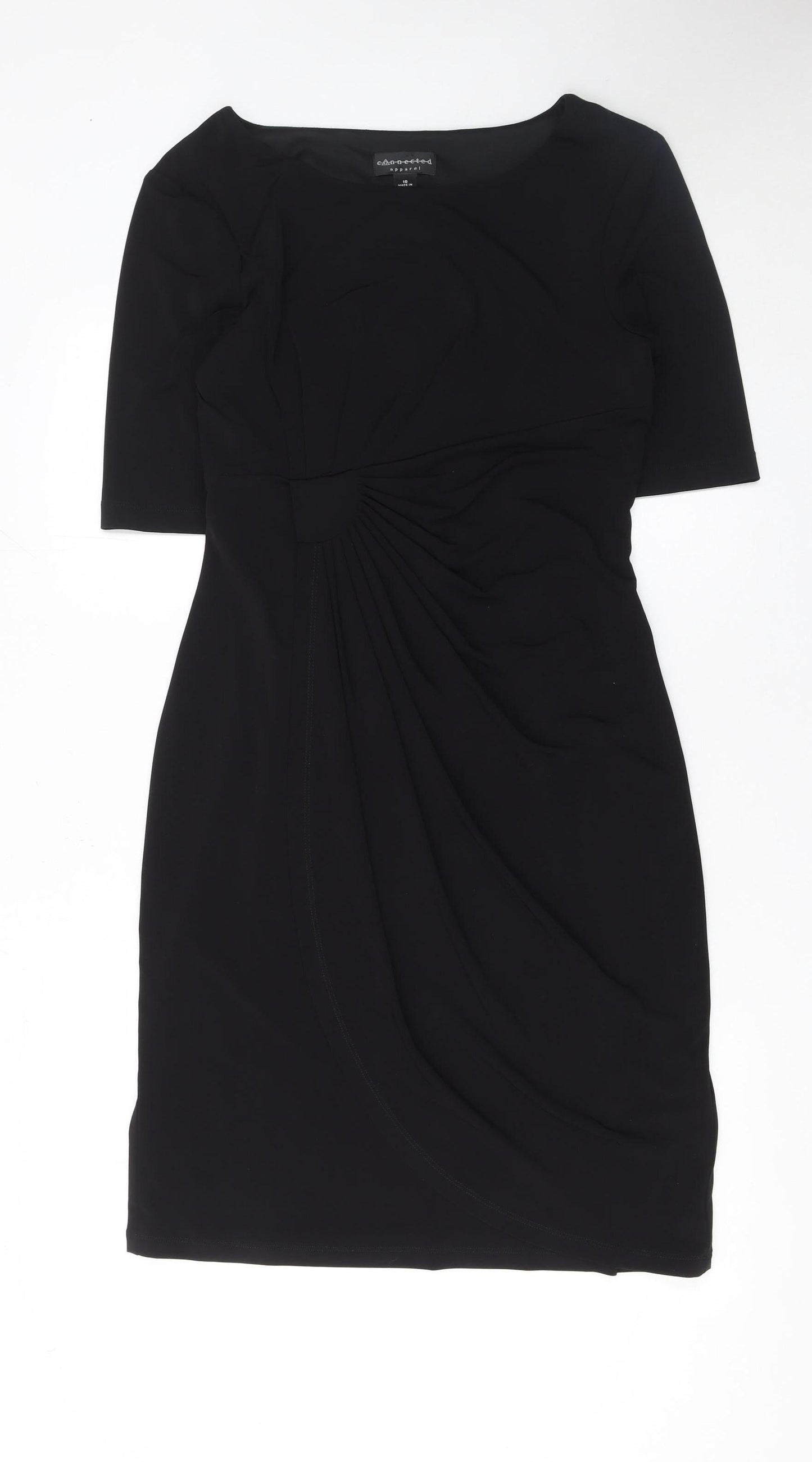 Womens UK Size 10 Connected Apparel Sheath Dress