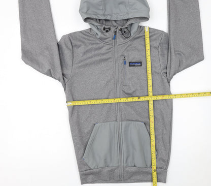 Mens UK Size S McKenzie Grey Full Zip Hoodie