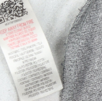 Mens UK Size S McKenzie Grey Full Zip Hoodie
