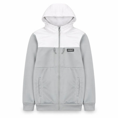 Mens UK Size S McKenzie Grey Full Zip Hoodie