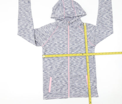 Girls UK Size 12-13 Years Young Dimensions Grey Full Zip Hoodie