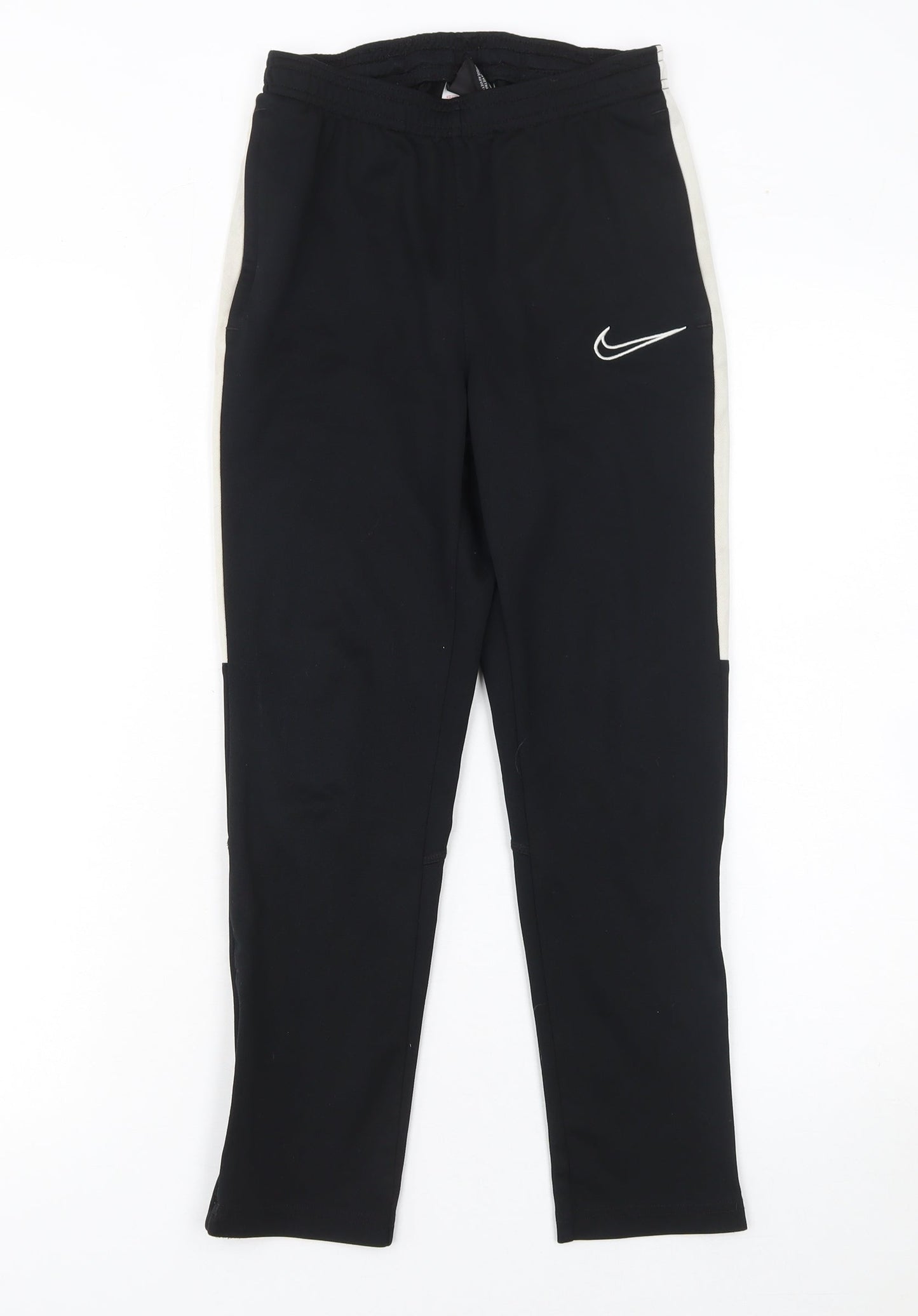 Boys UK Size M Nike Regular Fit Jogger Black Trousers