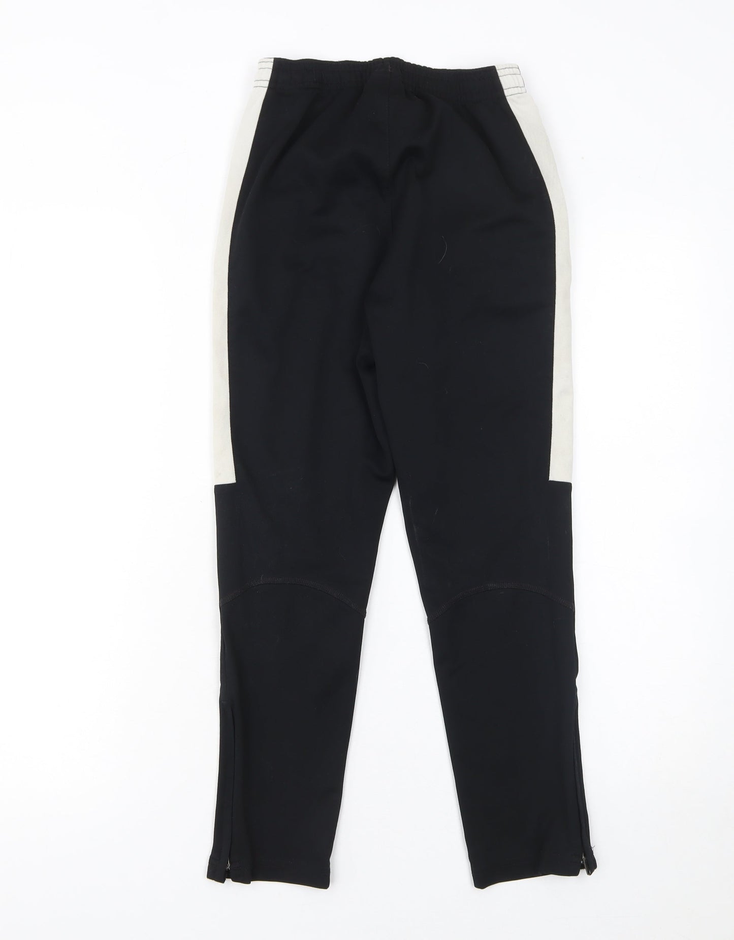 Boys UK Size M Nike Regular Fit Jogger Black Trousers