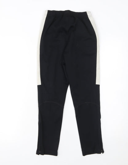 Boys UK Size M Nike Regular Fit Jogger Black Trousers