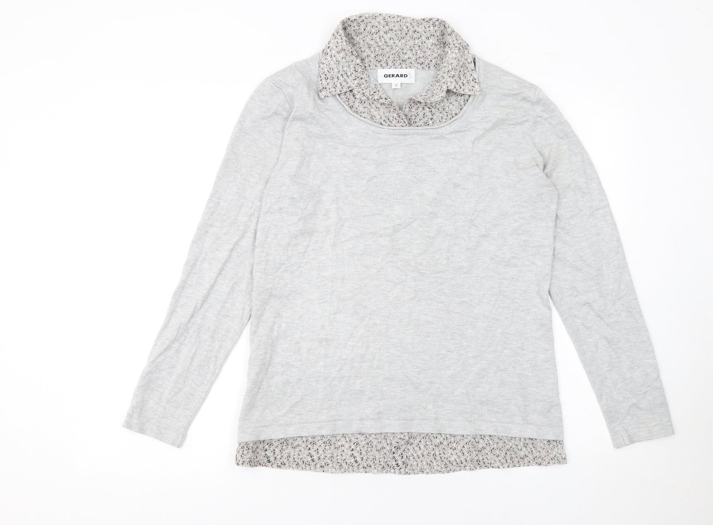Womens UK Size 12 Gerard Grey Pullover Jumper
