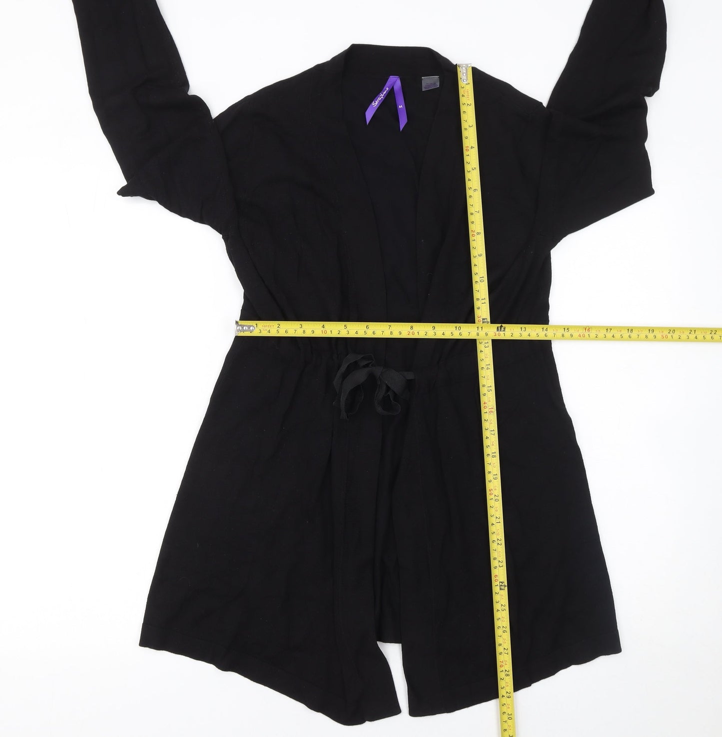 Womens UK Size M Séraphine Black Cardigan Jumper