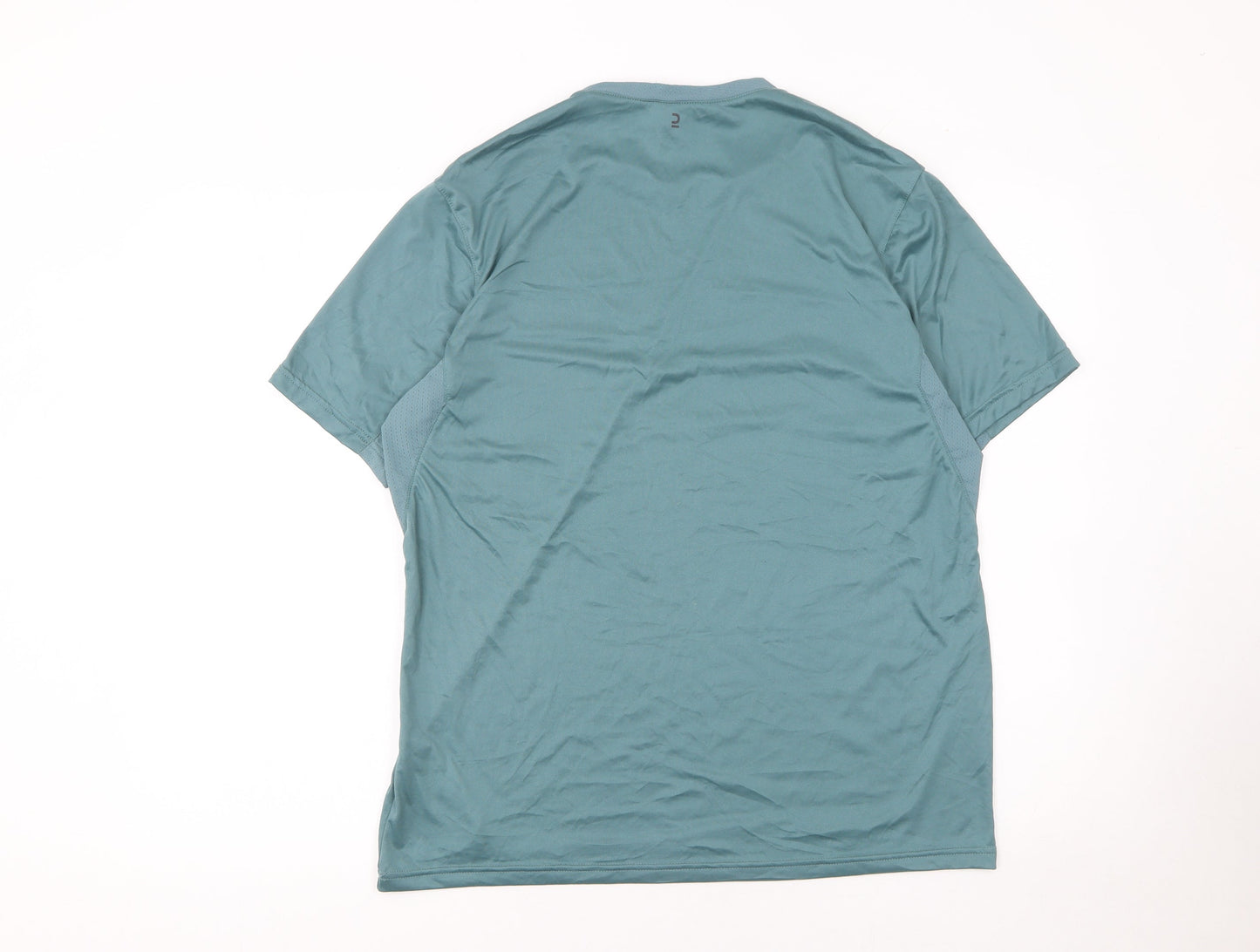 Mens UK Size L Quechua Green Hiking T-Shirt