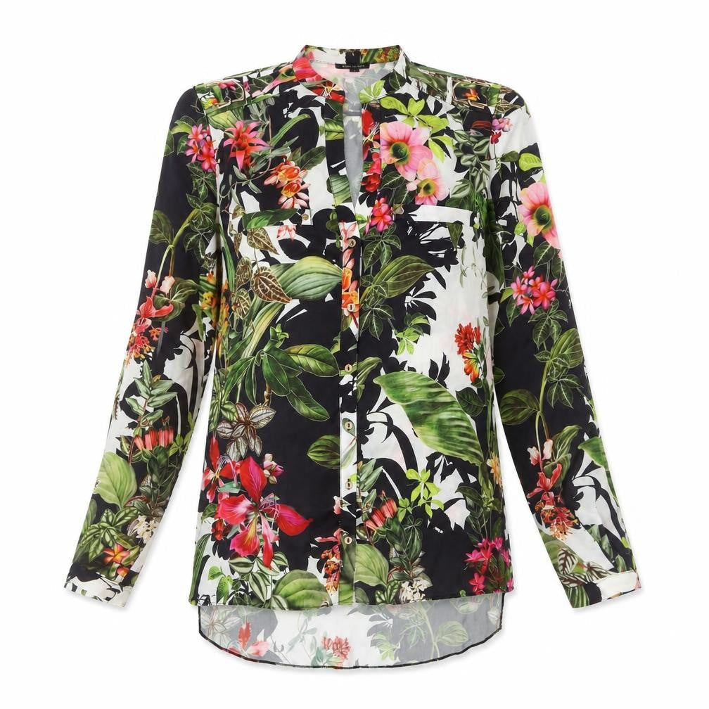 Womens UK Size 8 River Island Multicoloured Tunic Blouse