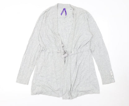 Womens UK Size M Séraphine Grey Cardigan Jumper