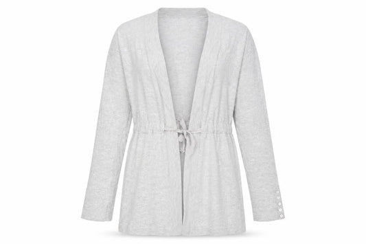 Womens UK Size M Séraphine Grey Cardigan Jumper