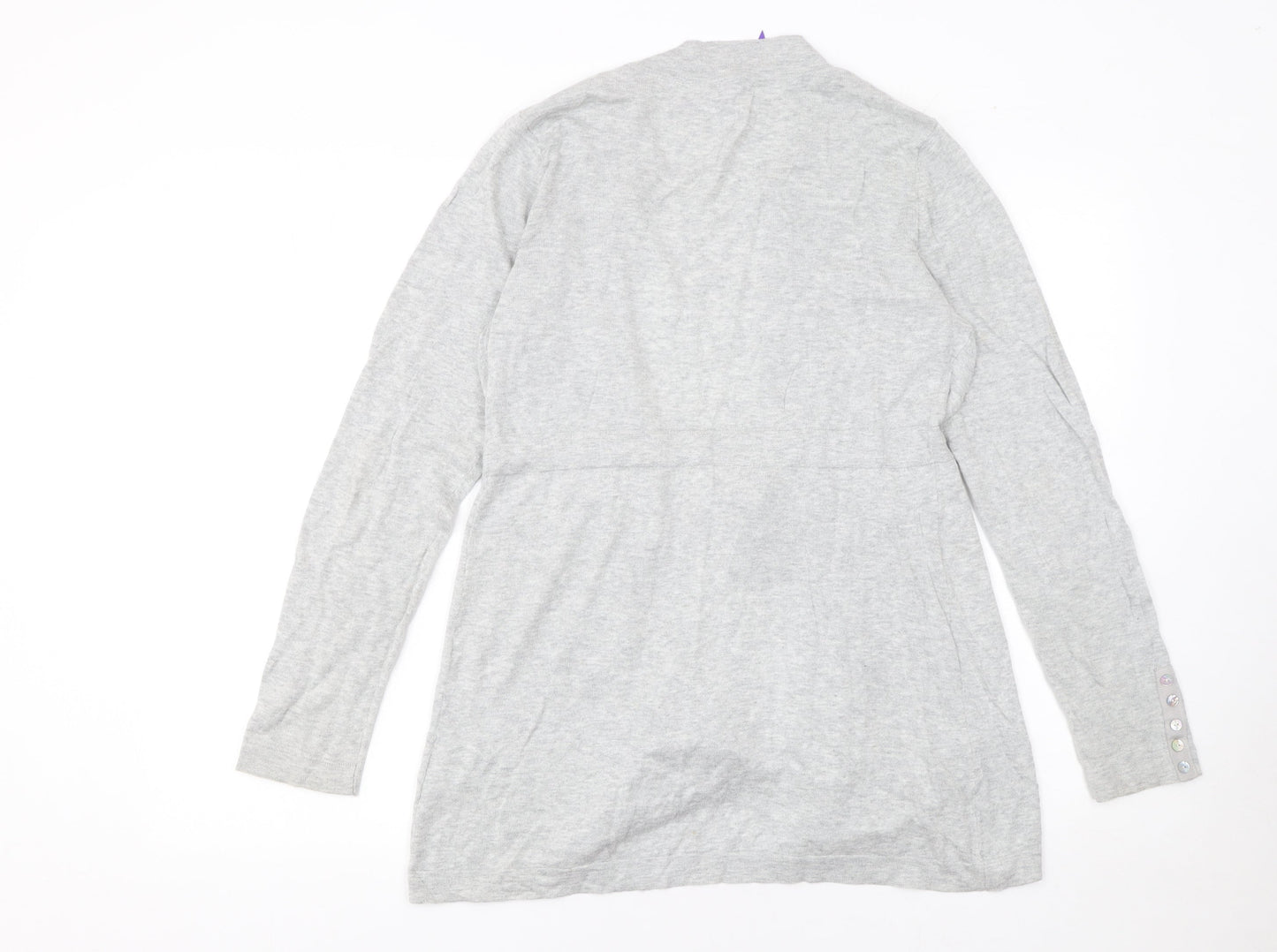 Womens UK Size M Séraphine Grey Cardigan Jumper