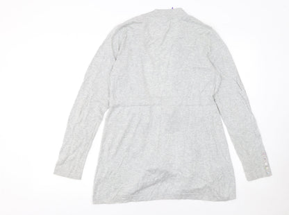 Womens UK Size M Séraphine Grey Cardigan Jumper