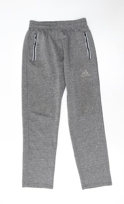 Boys UK Size XL adidas Regular Fit Jogger Grey Trousers